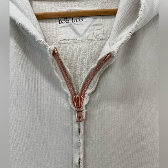 Frank & Eileen Tee Lab Long Sleeveless Zip Hoodie - Picture 3 of 4